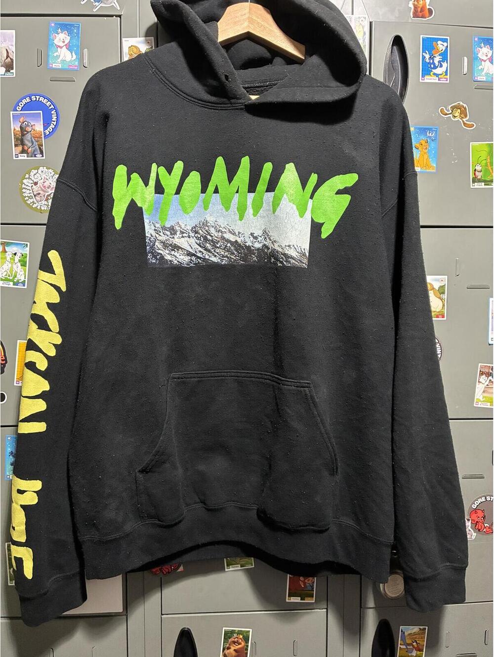 kanye west album listening wyoming jackson hole hoodie 23x27